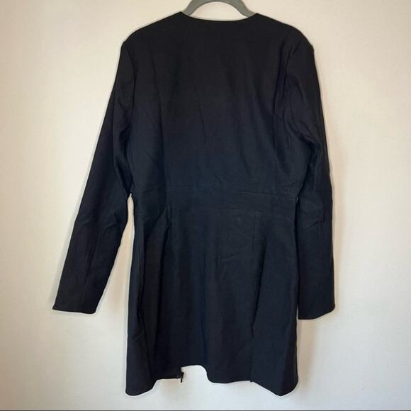 NBD x HAVEN mini dress black beaded fringe/tassle -Millie Size Medium - Picture 7 of 11